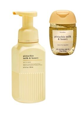 PISTACHIO MILK & HONEY Gentle & Clean Foaming Hand Soap + PocketBac